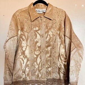 Vintage silk waist jacket
